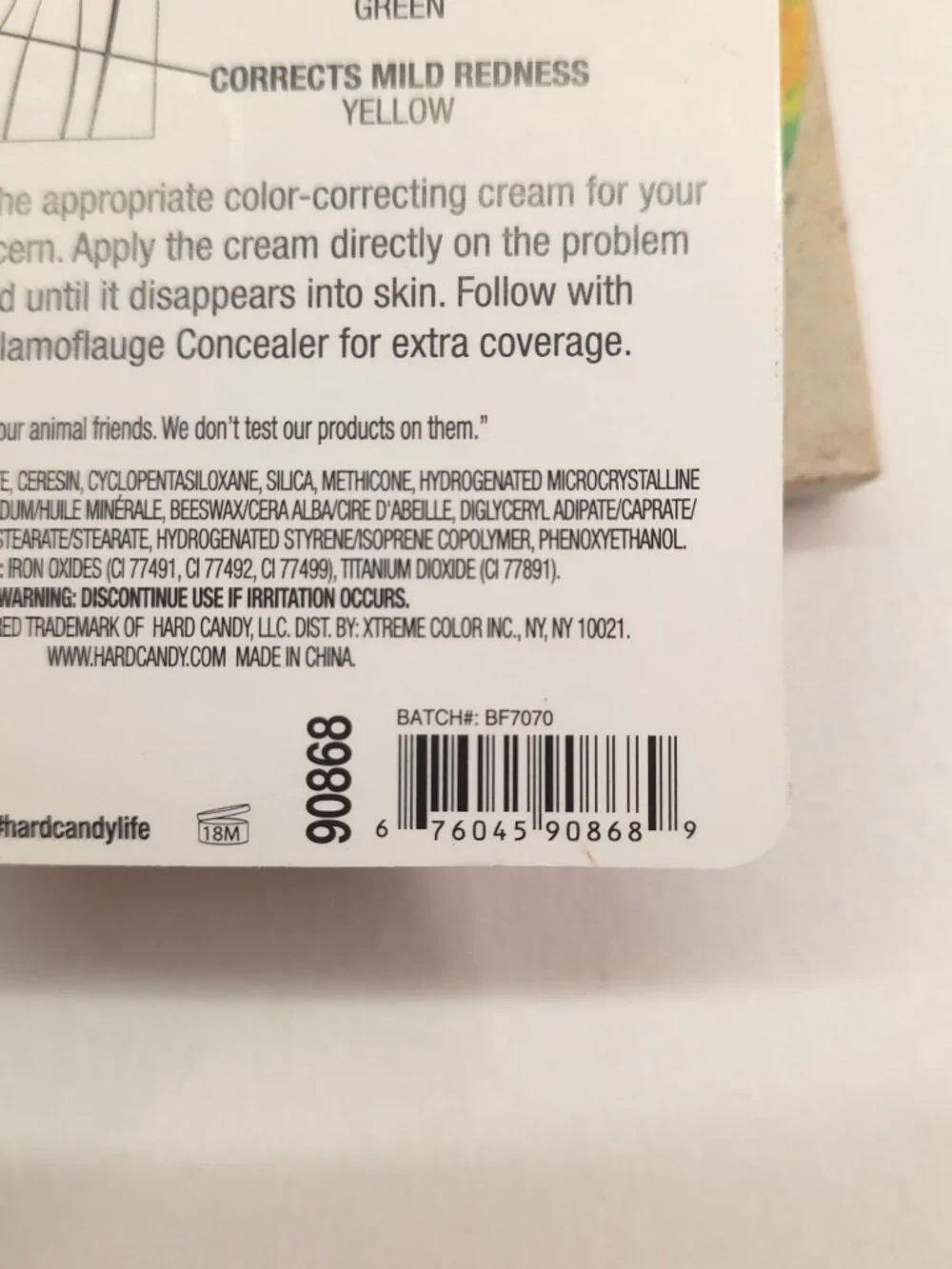 Hard Candy Color Correct Expert Palette - 90868 Fair to Light